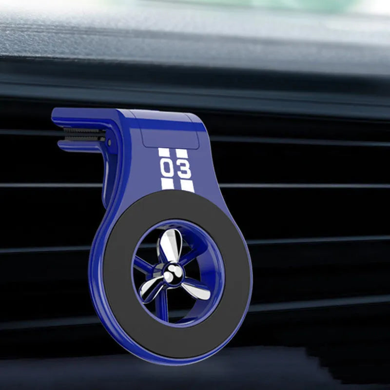 Magnetic car phone holder with fragrance stand attached to vehicle air vent