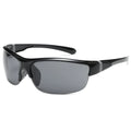 Men's athletic sunglasses with semi-frameless frame for cycling and outdoor sports