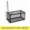 Automatic reusable mouse trap shown in small, medium, and large sizes with metal and plastic variants.
