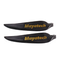 Black folding paddle fittings for gliders measuring 12x6.5cm with quick-disassembly design