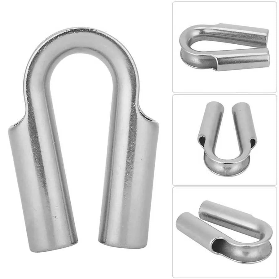 Stainless steel tubular chicken heart round sleeve ring available in M4 to M35 tube sizes