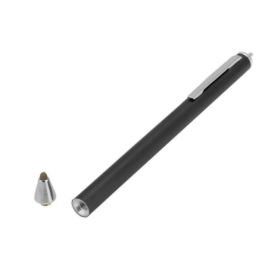 Metal housing digital stylus with fine head for touchscreen drawing without charging