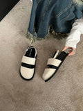 Retro apricot women's sandals with a raised sole, closed toe, and an adjustable ankle strap buckle.