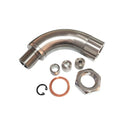 Automotive M18 temperature sensor adapter with gas flow crossover sub for vehicle diagnostics