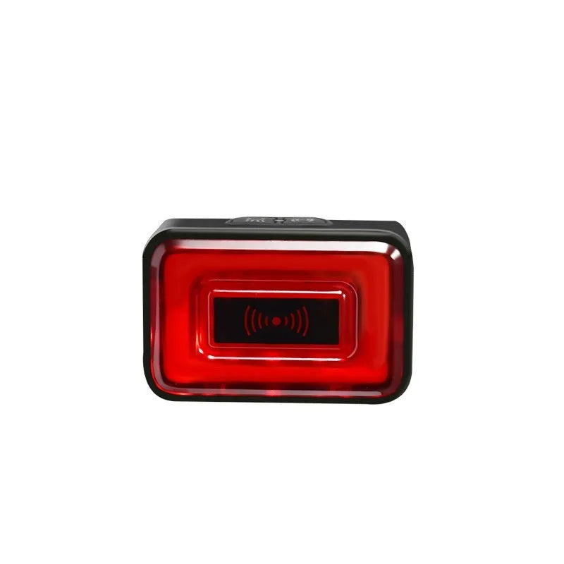 Smart millimeter wave bicycle taillight with radar sensor and IP64 waterproof rating for night safety