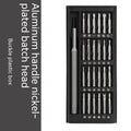 24-in-1 magnetic precision screwdriver set with case, chrome vanadium steel shaft, and assorted 4mm bits.
