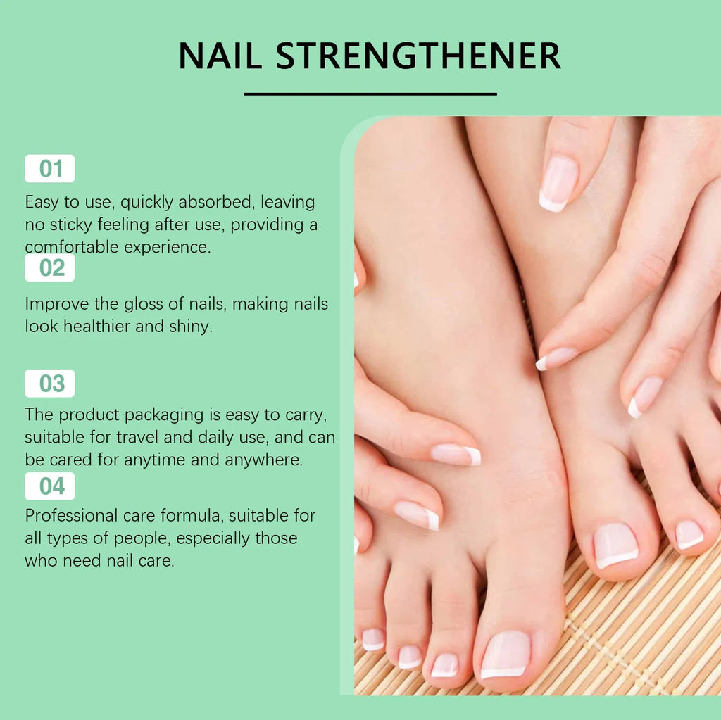 30ml nail nursing solution bottle with integrated brush applicator for gentle daily cleaning
