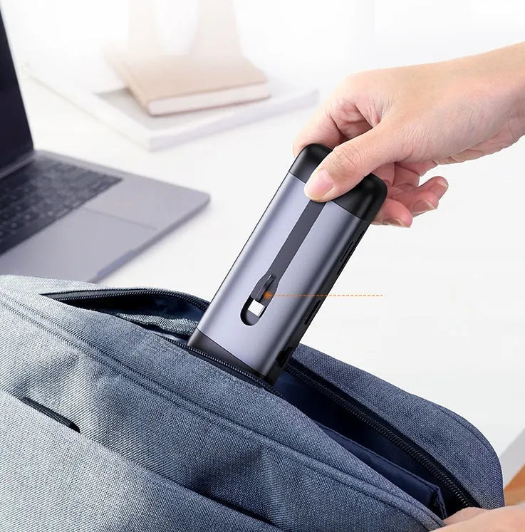 Compact dock expansion USB adapter with multiple ports including HDMI and USB 3.0
