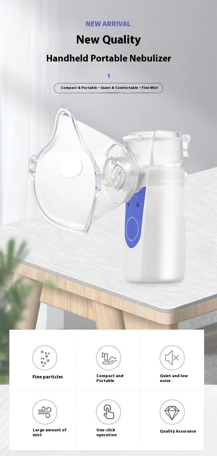 Household USB handheld spray machine with columnar plastic design and water tank