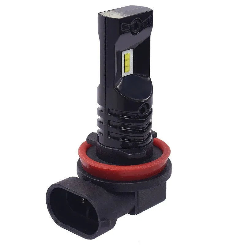 H11 H8 automotive LED front fog lamp with six CSP chips and aviation aluminium housing
