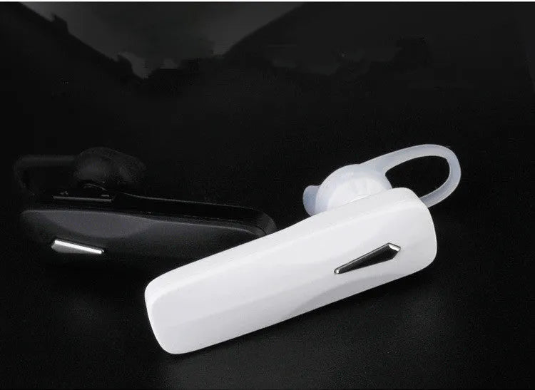 M163 wireless Bluetooth car headset with call control buttons in black or white colour