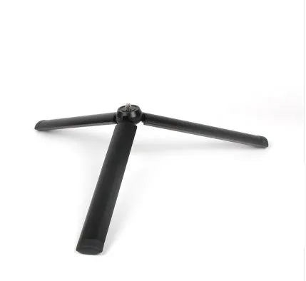 Black aluminium alloy mobile phone tripod compatible with Apple iPhones for photography