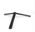 Black aluminium alloy mobile phone tripod compatible with Apple iPhones for photography