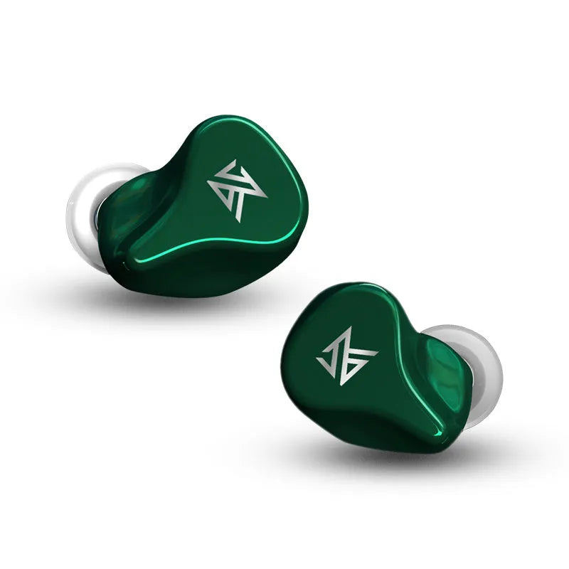 Z1 true wireless Bluetooth 5.0 headset in PC resin with in-ear stereo design available in black and green