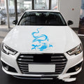 Dragon design car body sticker for front end decoration, 50x36 cm pet vinyl decal