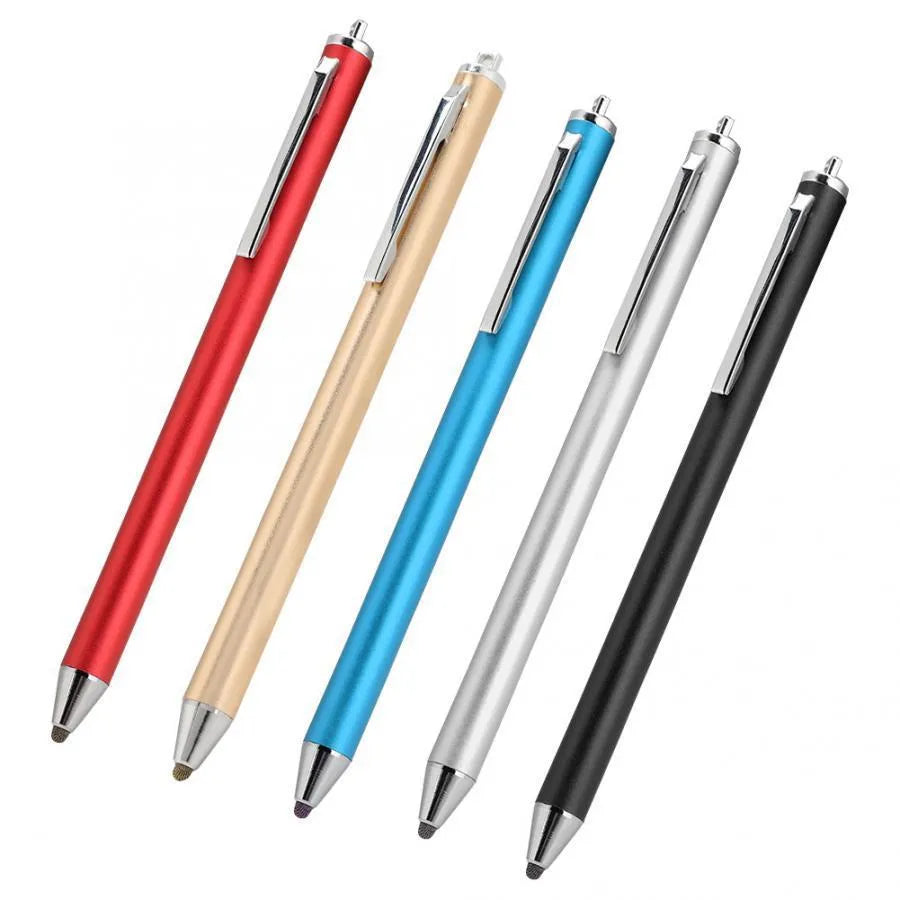 Metal housing digital stylus with fine head for touchscreen drawing without charging