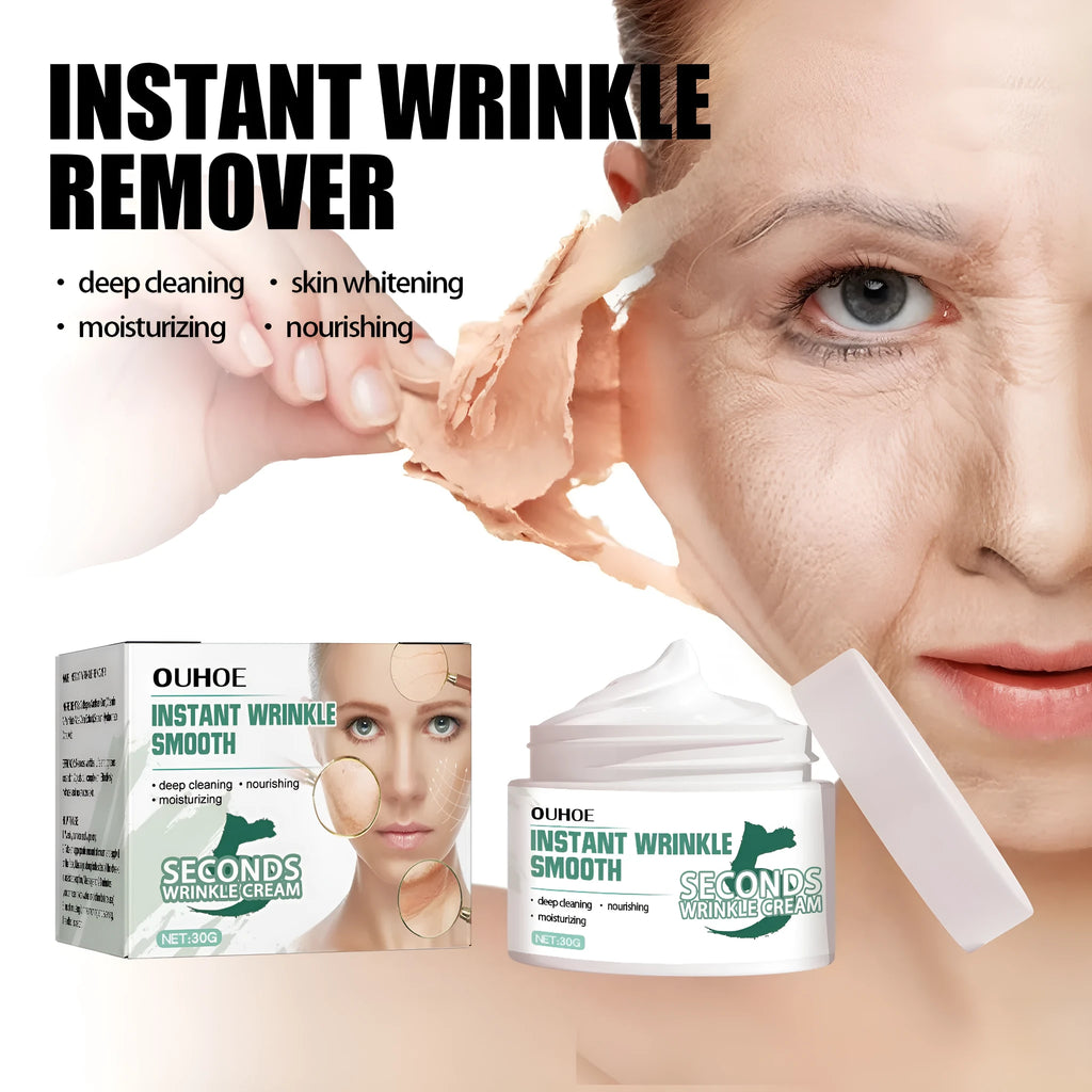 30g anti-ageing anti-wrinkle face cream container with hydrating properties