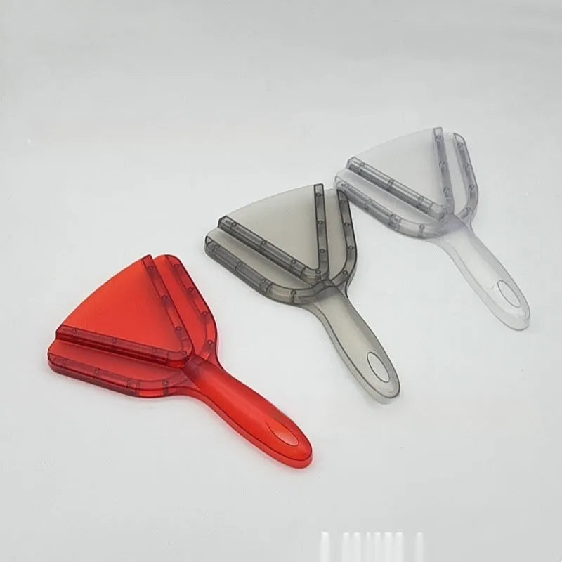 Adjustable telescopic bottle and can opener in red, transparent, or grey colour