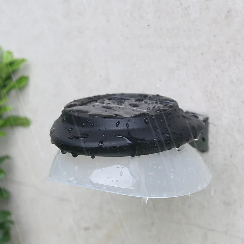 Solar-powered outdoor fence wall lamp for garden and patio illumination