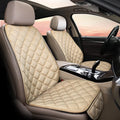 Ringer plush cotton car seat cushion in six colour options showing single seat style