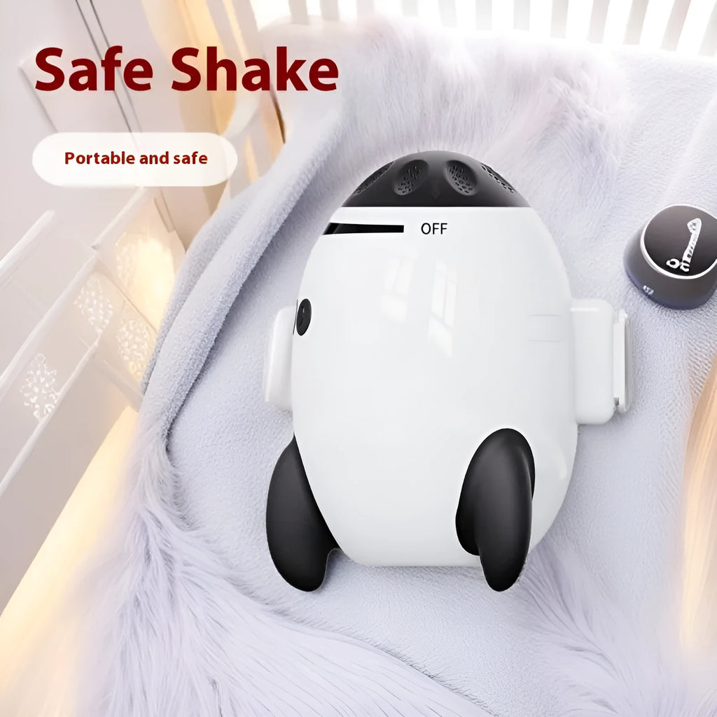 White ABS plastic baby stroller shaking device with Bluetooth for white noise