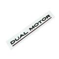Tesla Model 3 black and red ABS plastic performance letter bumper sticker