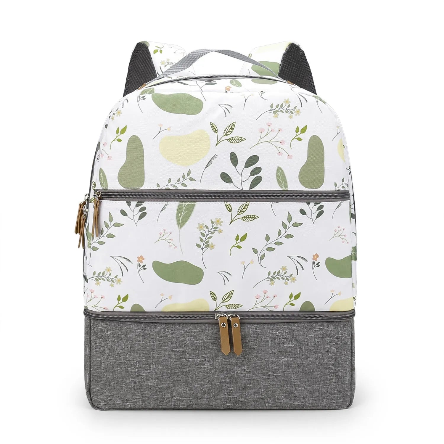 Insulated mother and child travel backpack in Oxford cloth with curved shoulder straps