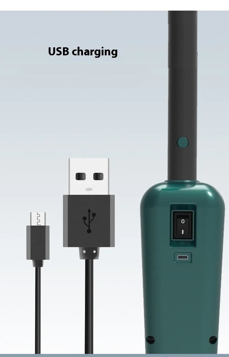 Wireless sweeping and mopping all-in-one machine with USB charging port and water tank
