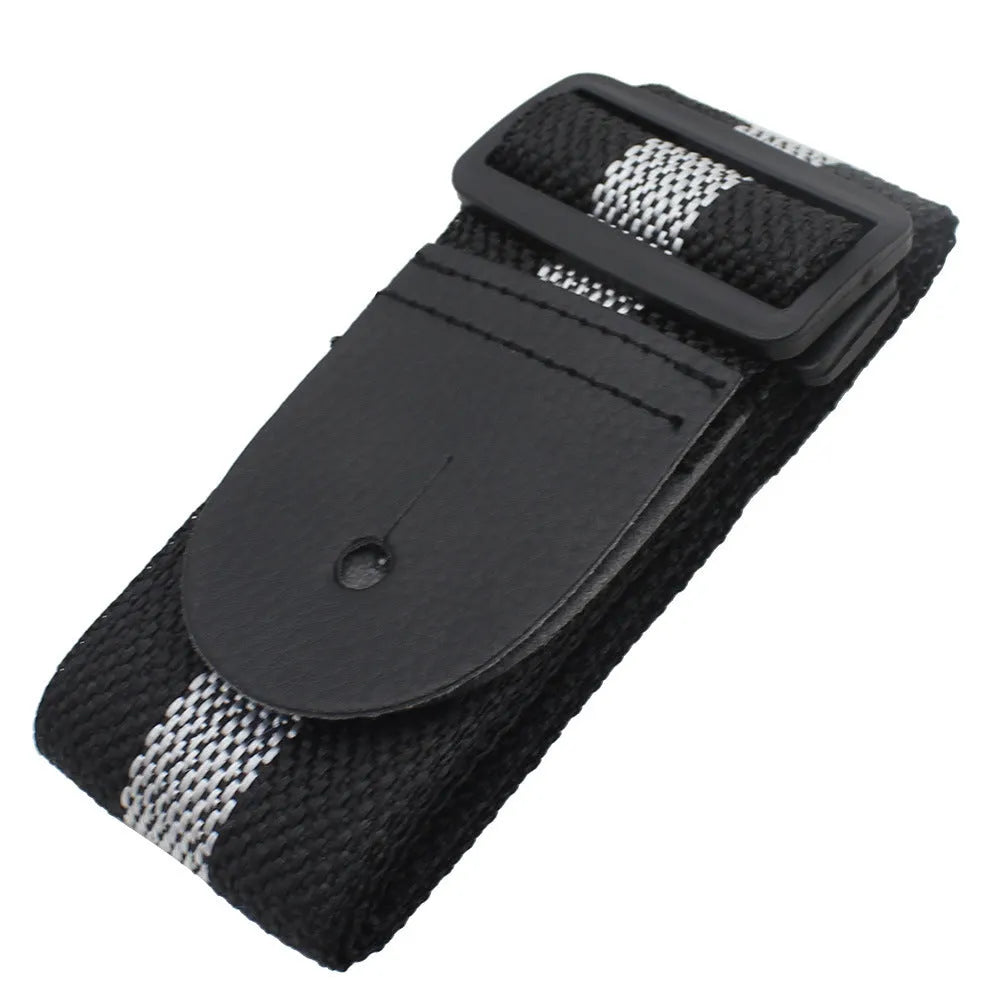 Woven stripe crossbody strap for musical instruments in multiple colour options