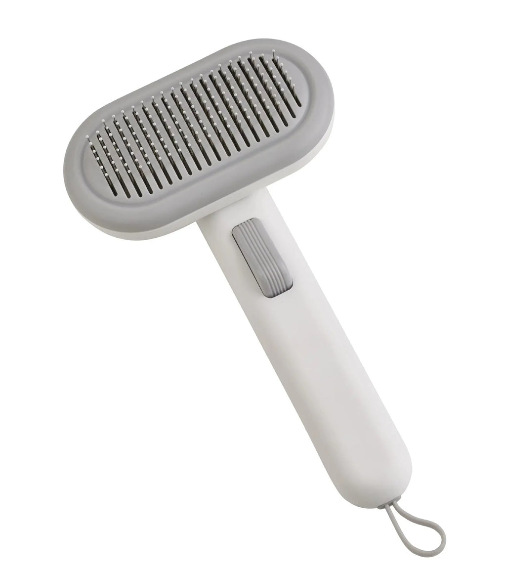 Large pet hair removal comb and knot untying shaver in light grey, pink, or light green