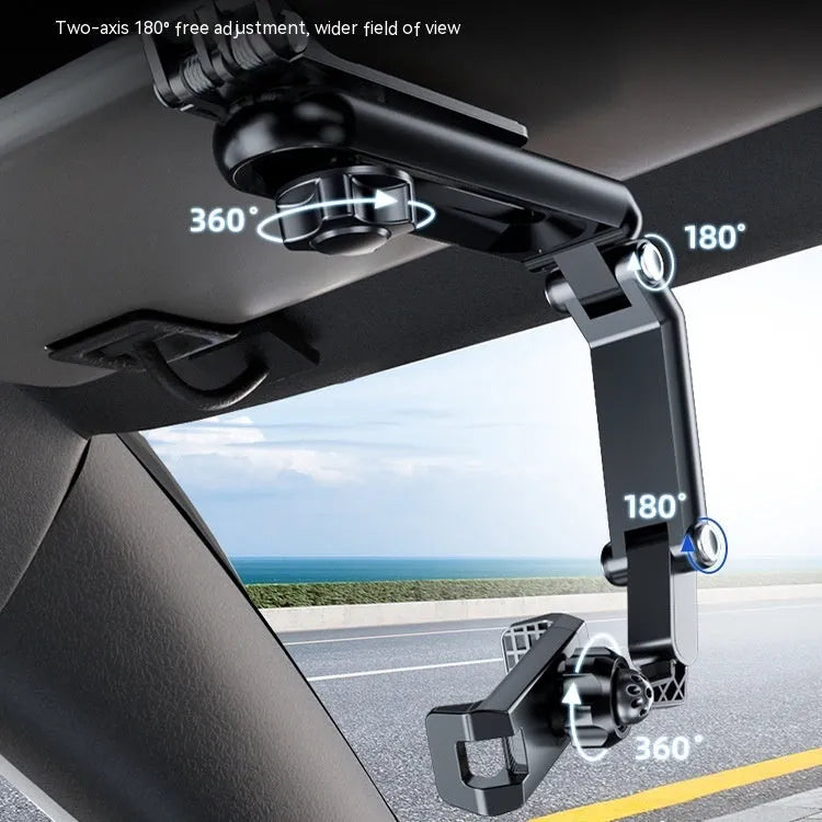 Car air vent mobile phone bracket with clip mechanism in grey and green colour options