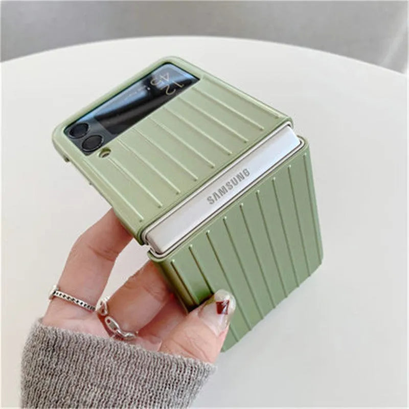 Ultra-thin folding phone case for Samsung Z Flip3 in flip design with seven colour options