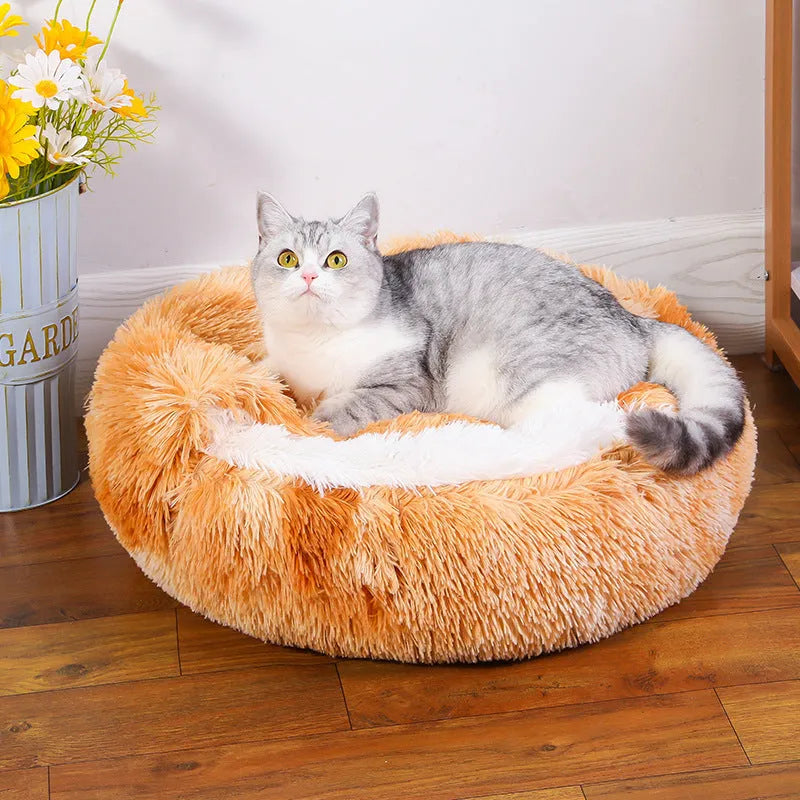 Semi-surrounded waterproof cloth dog kennel in champagne colour showing removable design