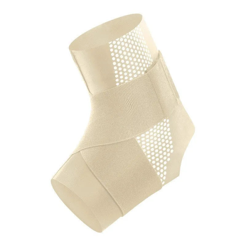 Lycra cloth ankle support brace for sports protection in black and skin colour options