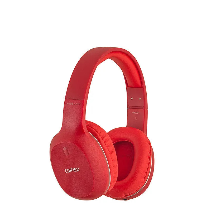 Bluetooth sports headset in black, red or white colours showing wireless design for active use