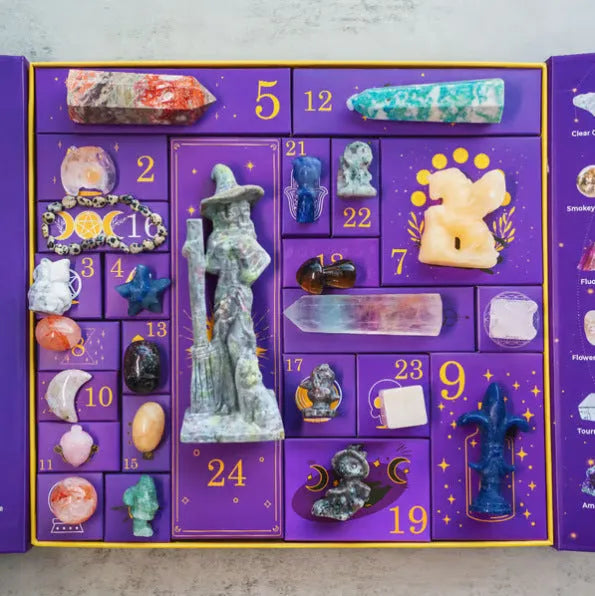 Crystal Halloween Countdown Gift Box, a large paper advent calendar for Halloween.