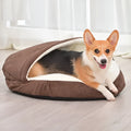 Brown and grey removable washable cloth dog kennel in S and M sizes