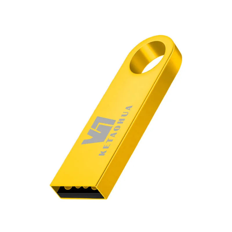Metal car-shaped USB flash drive with waterproof shell and high-speed storage