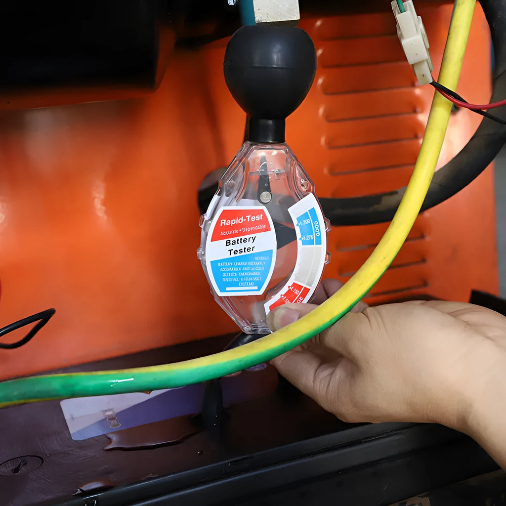 Suction electrolyte hydrometer densitometer instrument for battery fluid testing with ABS plastic construction