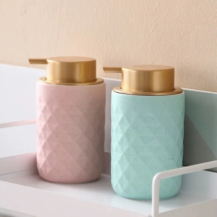 ABS plastic foam pump dispenser for facial cleanser in four colour options