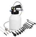 Pneumatic automatic transmission oil changer with 220W power rating and choice of 6L or 10L tank capacity