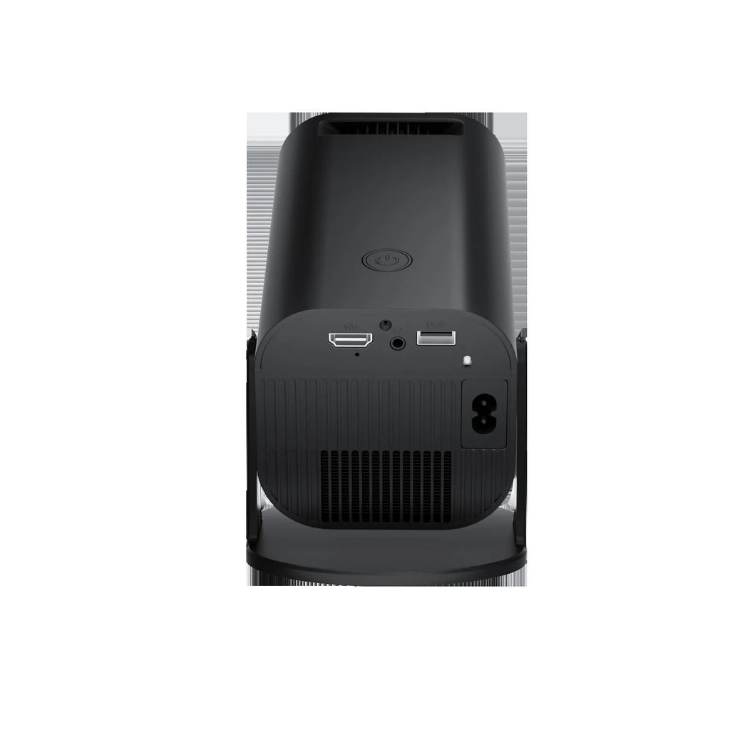 P330 portable mini projector in black and white colours with remote control and international plugs