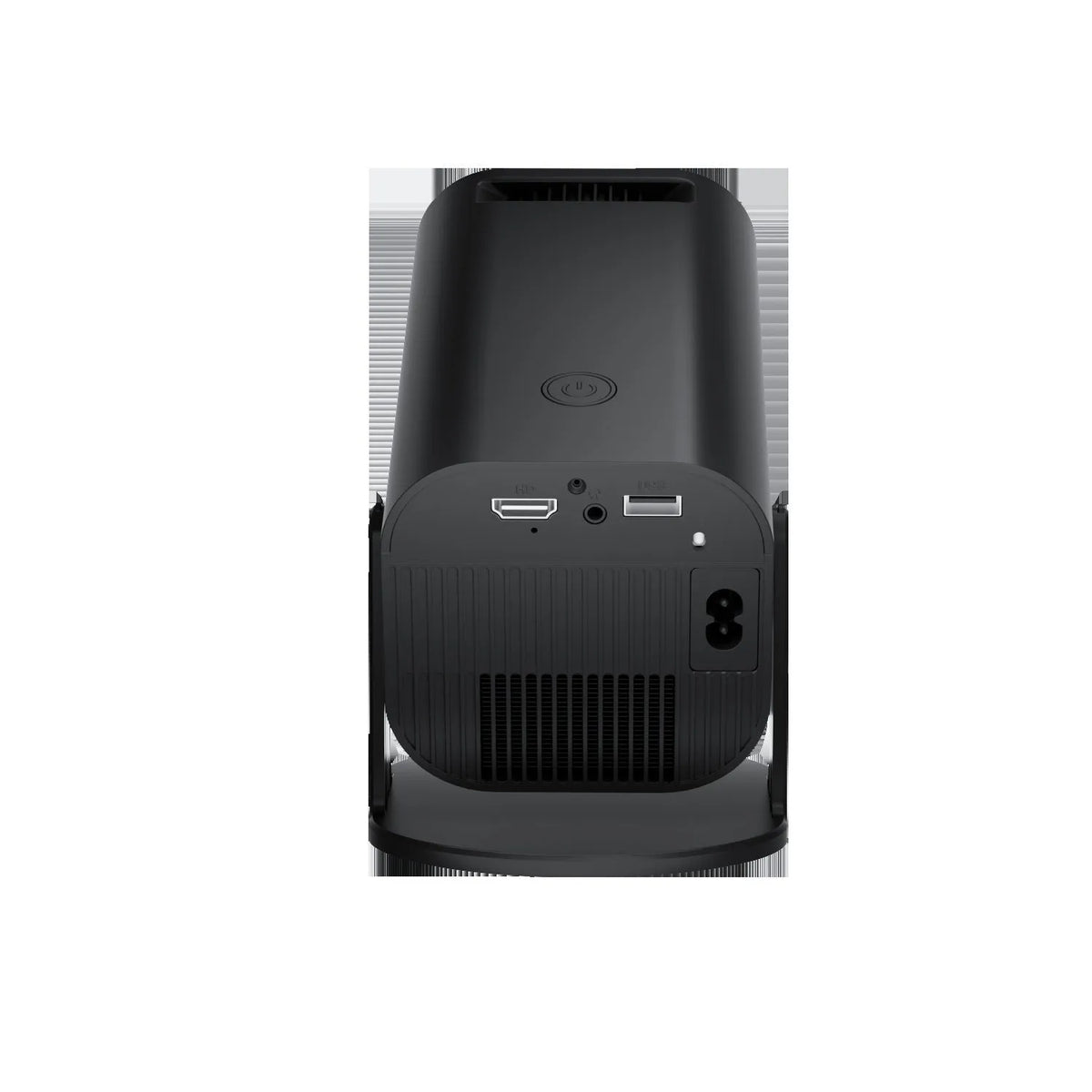 P330 portable mini projector in black and white colours with remote control and international plugs