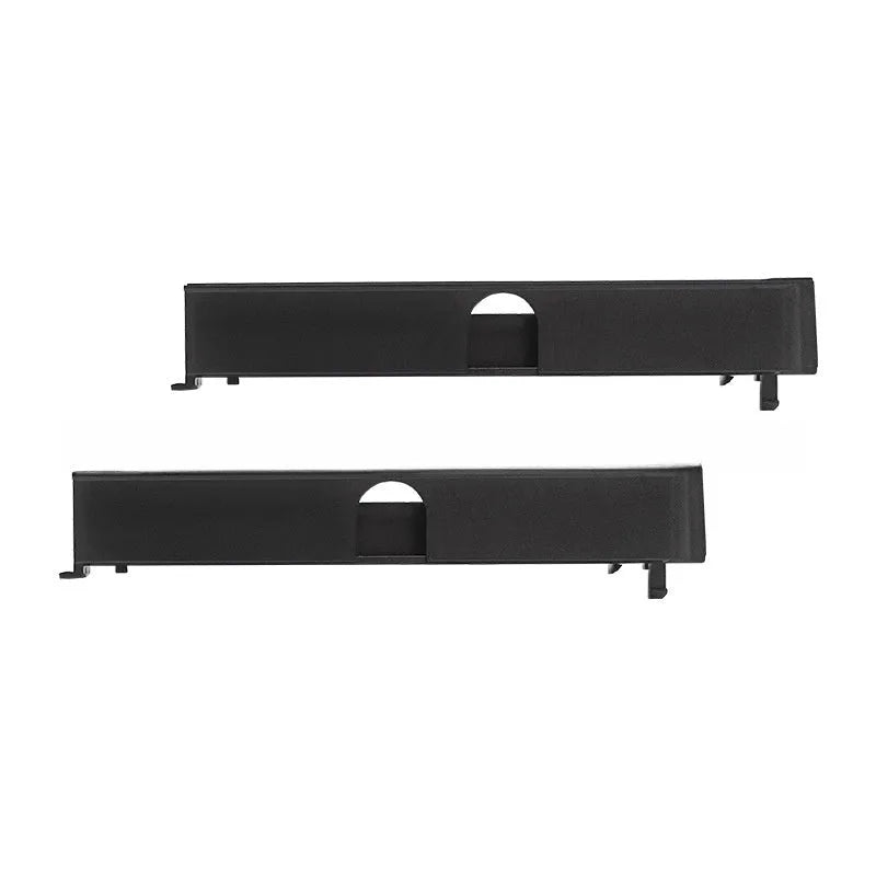 Black PS4 Pro hard drive bottom cover replacement panel with baffle block strip