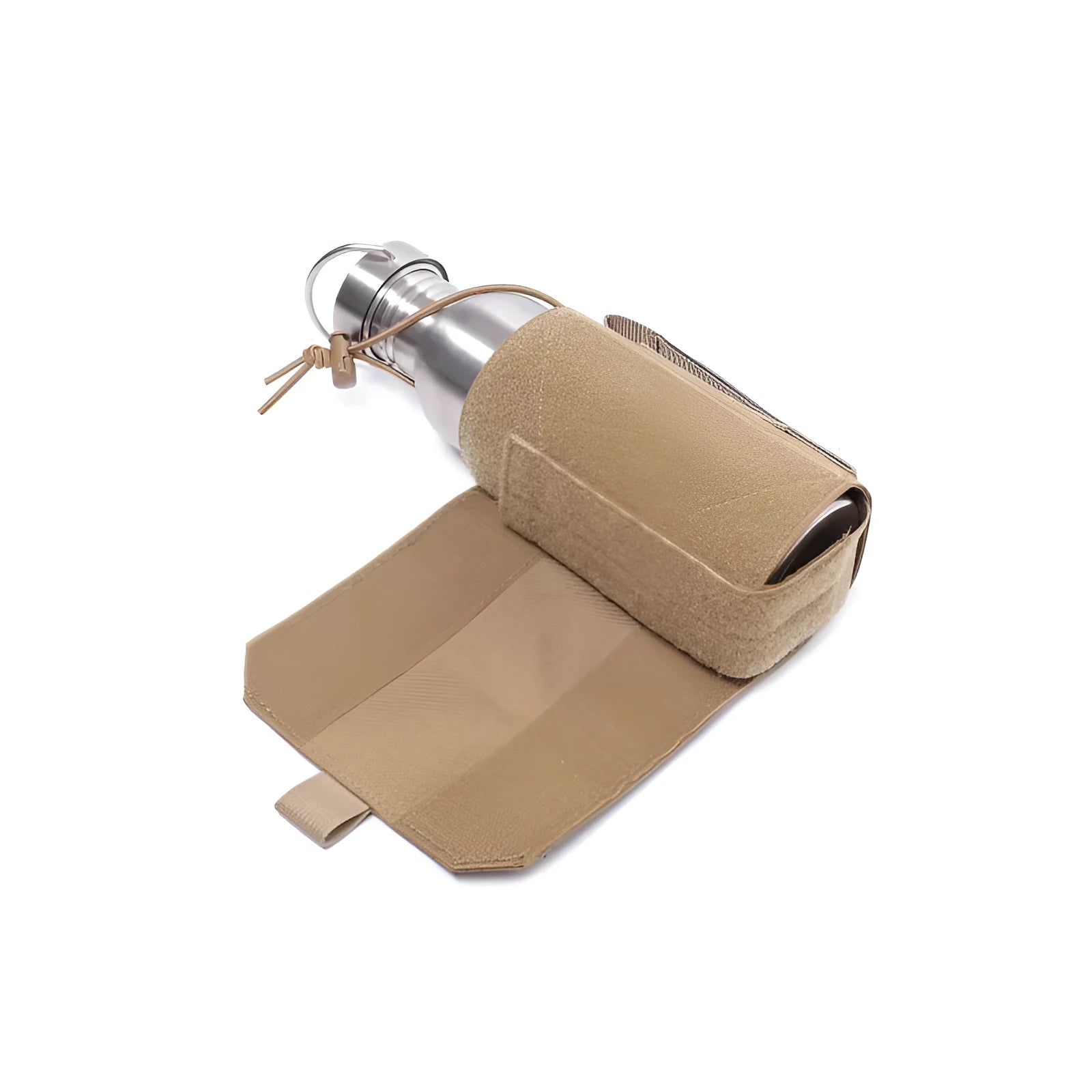Outdoor adjustable heat-holding bottle cover in Oxford cloth with PU lining