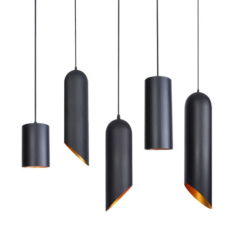 Retro iron chandelier with matte black finish for ceiling mounting