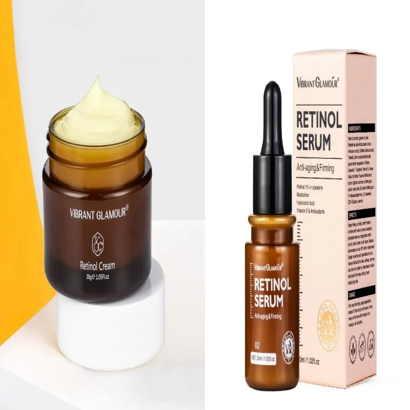 30ml retinol facial serum bottle for dry lines and fine lines reduction