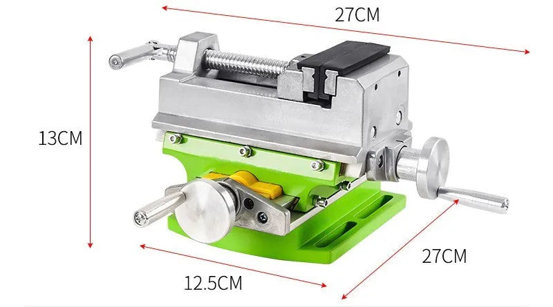 1050W mini bench drilling machine with cross bench pliers on workbench