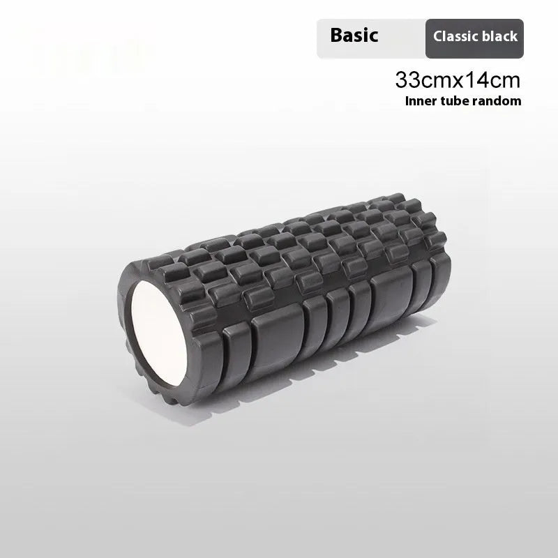 EVA foam roller in choice of colours including black, grey, pink, sky blue and light purple