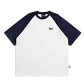 Japanese style casual t-shirt with raglan sleeves in loose pullover fit